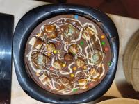 Csokis mézeskarikás pizza